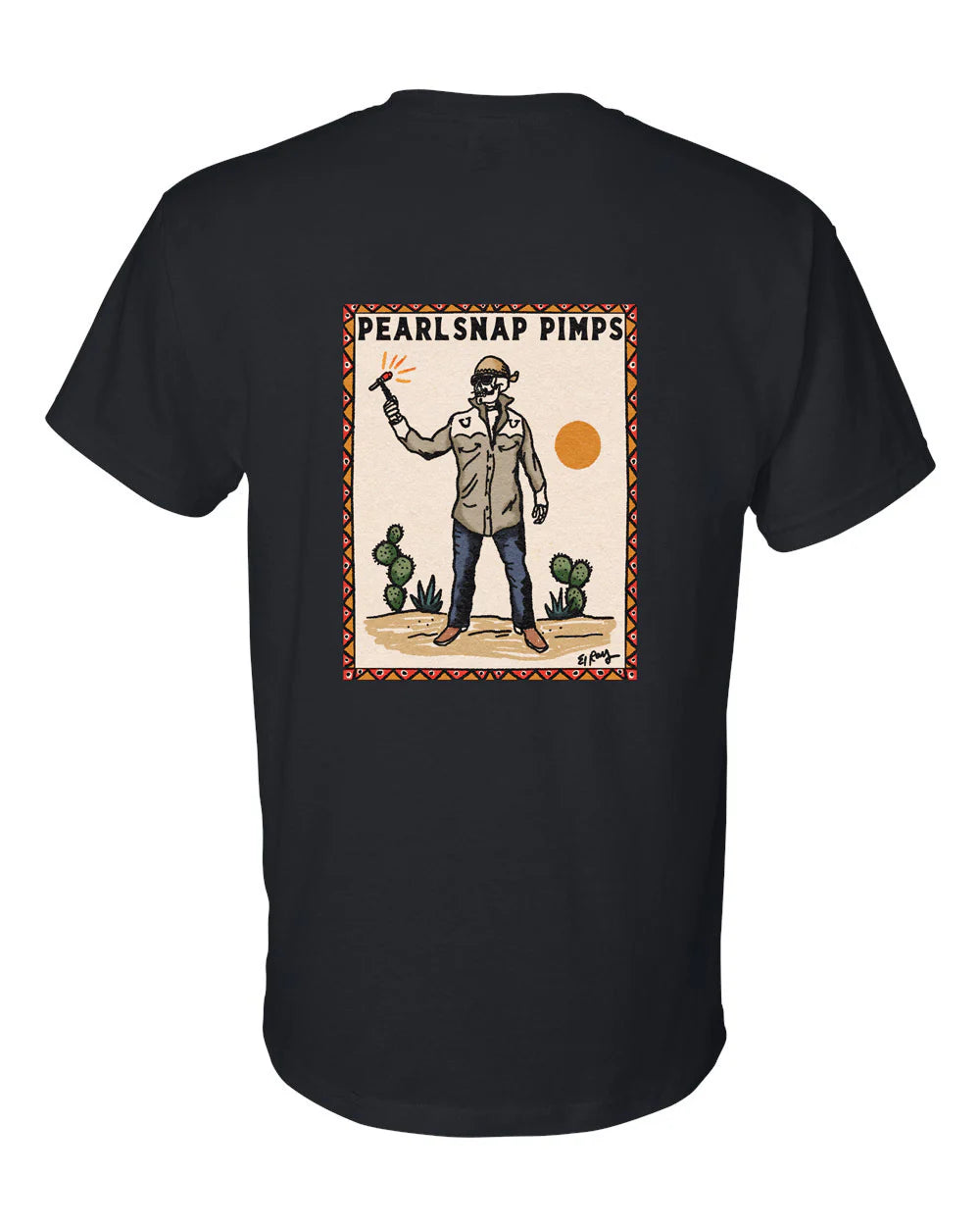 Pearlsnap Pimp- Walk With A Limp Weld Like a Pimp T-Shirt